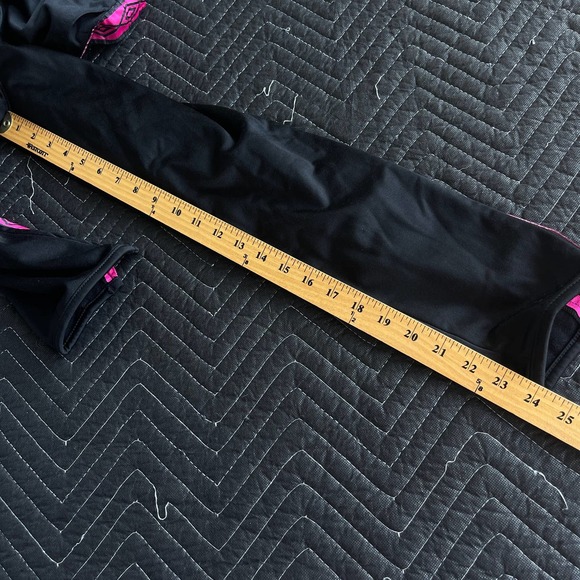 Umbro Track Pants Girls Large 10/12 Black Pink Drawstring Soccer - Picture 10 of 11